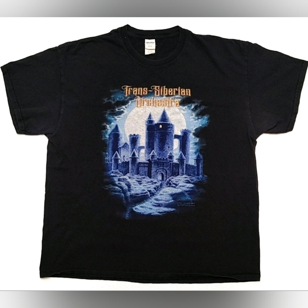 Vtg 2016 Trans-Siberian Orchestra Band Winter Tour Anvil T-Shirt Size (XL)